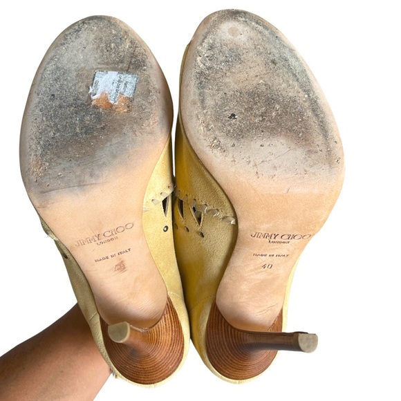 Jimmy Choo Shoe Booties Open Toe - Picture 6 of 7